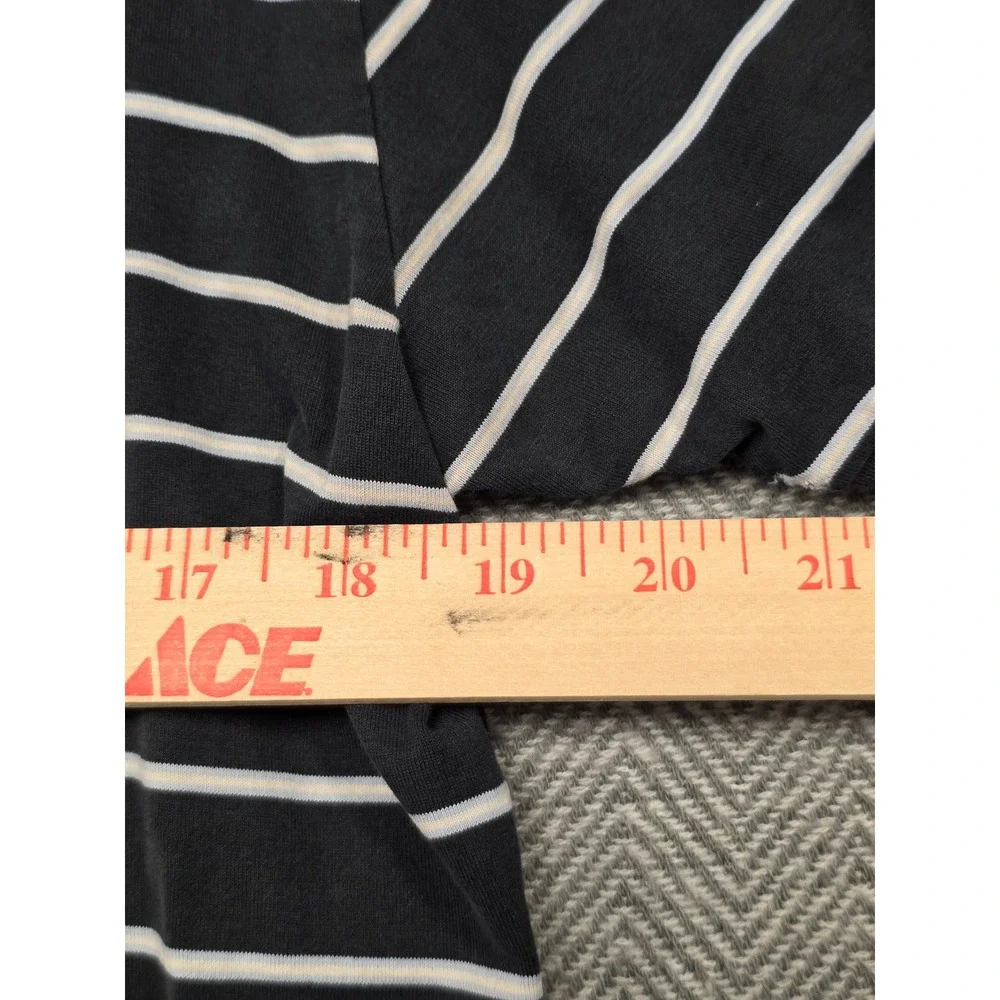 Polo Ralph Lauren Mens Striped Polo Shirt Navy Blue White Size L‎ Short Sleeve